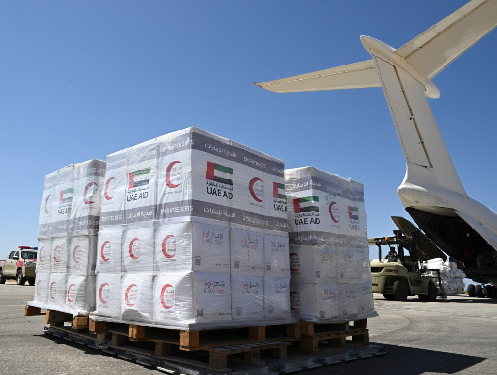 Inside 11 days, 622 tons of emergency and humanitarian help have been delivered from the UAE to Libya