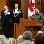 Zelensky tells Canadian parliament that Russia is committing genocide