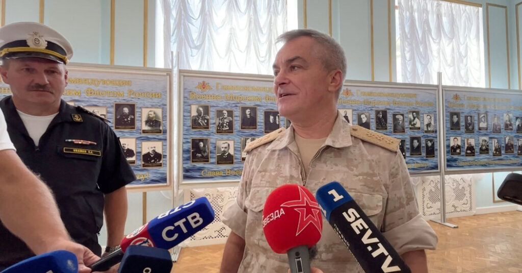 Russia releases new movies of Viktor Sokolov, Admiral Ukraine says he has been killed