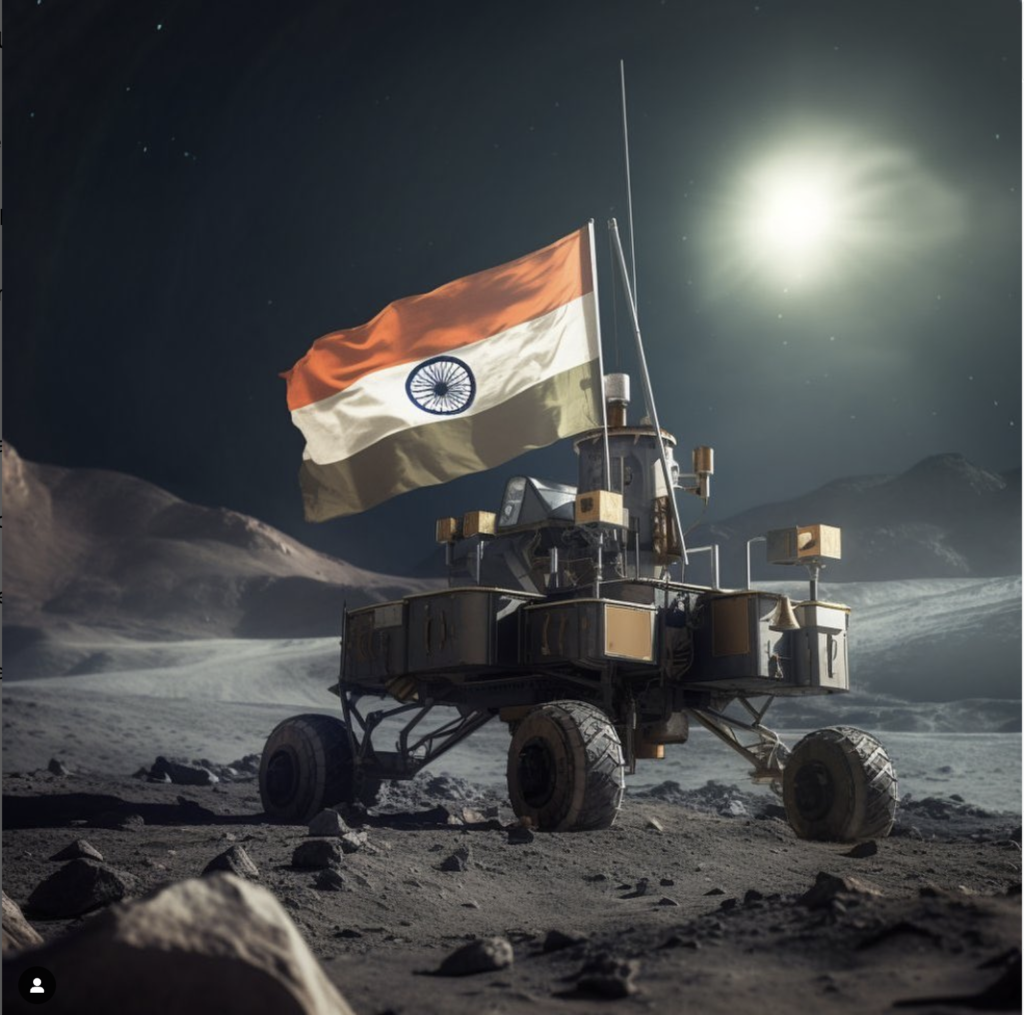 “India Makes Historical past: Chandrayaan-3 Efficiently Lands Rover on Moon’s South Pole, Pioneering a New Period in Lunar Exploration”