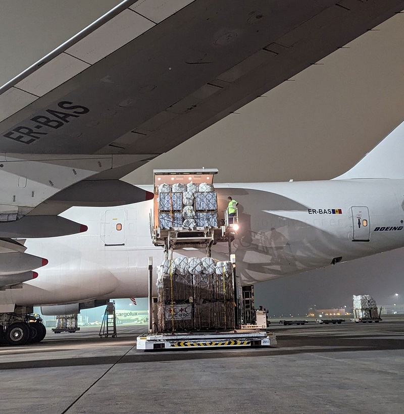 The Worldwide Humanitarian Metropolis delivers a 3rd cargo from Dubai to Benghazi