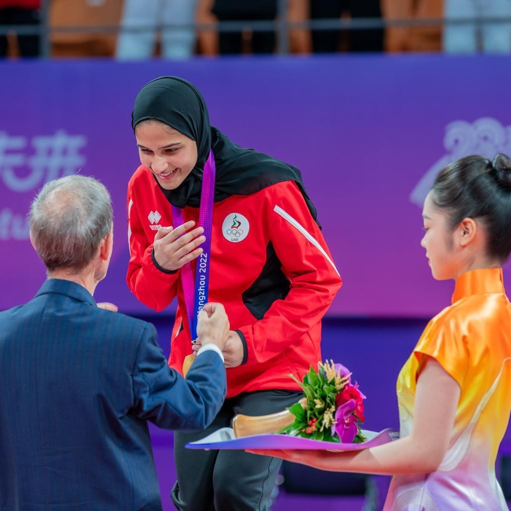 UAE’s Asma Alhosani made historical past on Friday because the nation’s first girl to safe a gold medal on the Asian Video games – Sports activities – Different