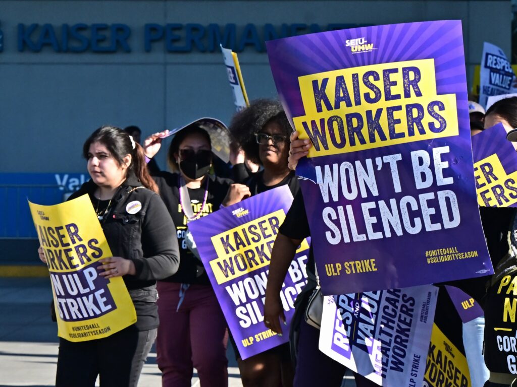 Tens of 1000’s of American medical staff launch strike at Kaiser Permanente |  Well being information
