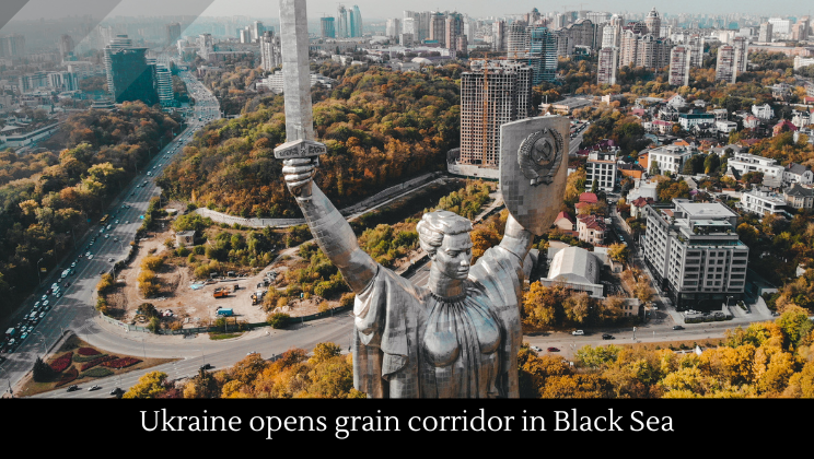 Ukraine opens grain hall within the Black Sea