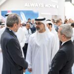Khalid bin Mohammed bin Zayed visits the exhibition “ADIPEC 2023”.