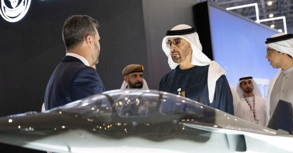 Dubai exhibits power at air present as rivals tease offers