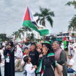 Indonesians rally in help of Palestinians in Gaza |  Israeli-Palestinian Battle Information
