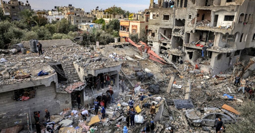 Gaza refugee camp in ruins after Israeli assault