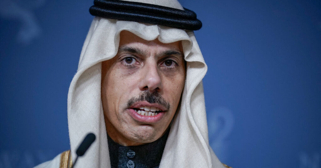 Saudi FM: No normalization of Israel with out ‘irreversible path’ to Palestinian state