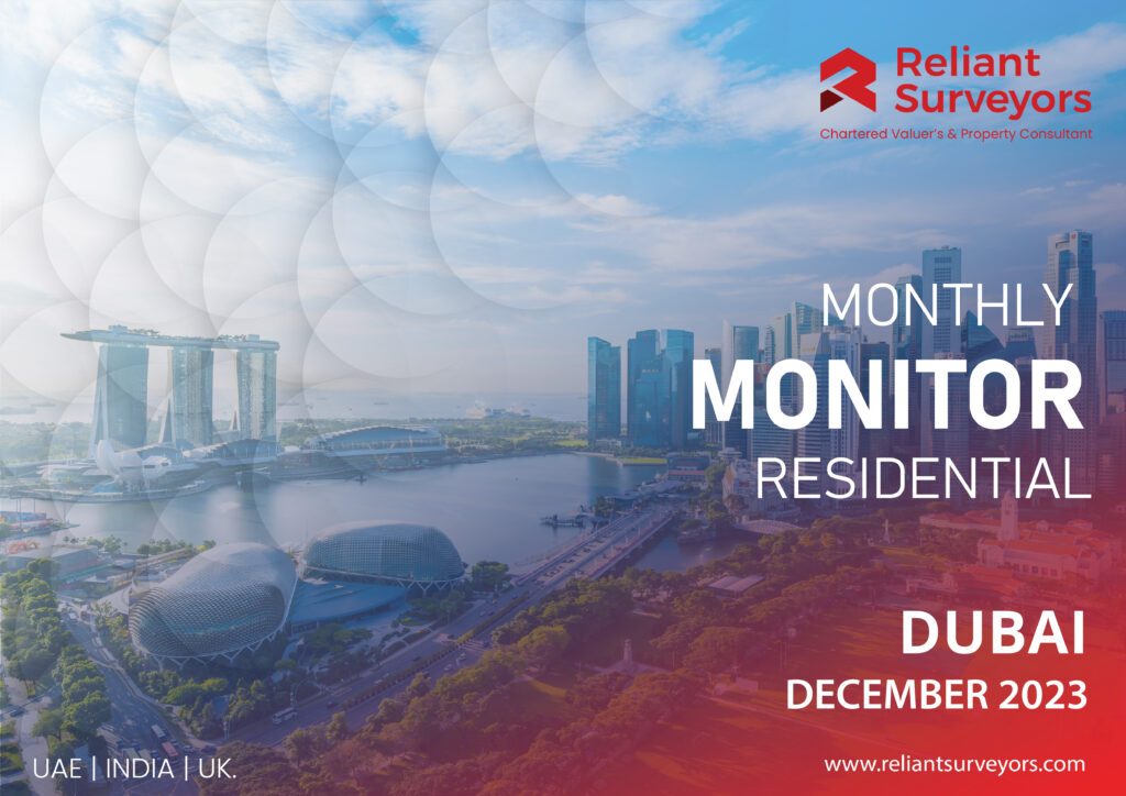 Month-to-month report |  Dubai actual property market – residential |  December 2023