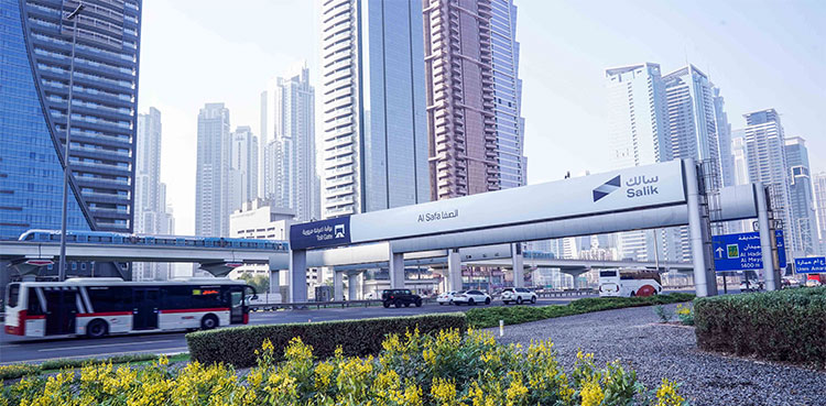 Dubai RTA provides Salik toll gate to Enterprise Bay Crossing