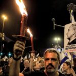 Netanyahu was branded a ‘traitor’ through the fourth evening of Israeli protests